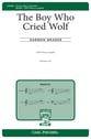 The Boy Who Cried Wolf SATB choral sheet music cover